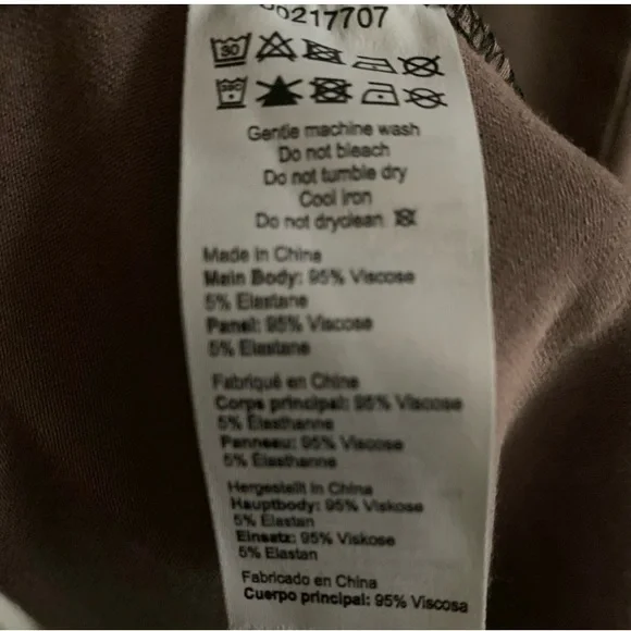 Black and Mocha Color Block Tunic Blouse Top - Picture 9 of 11